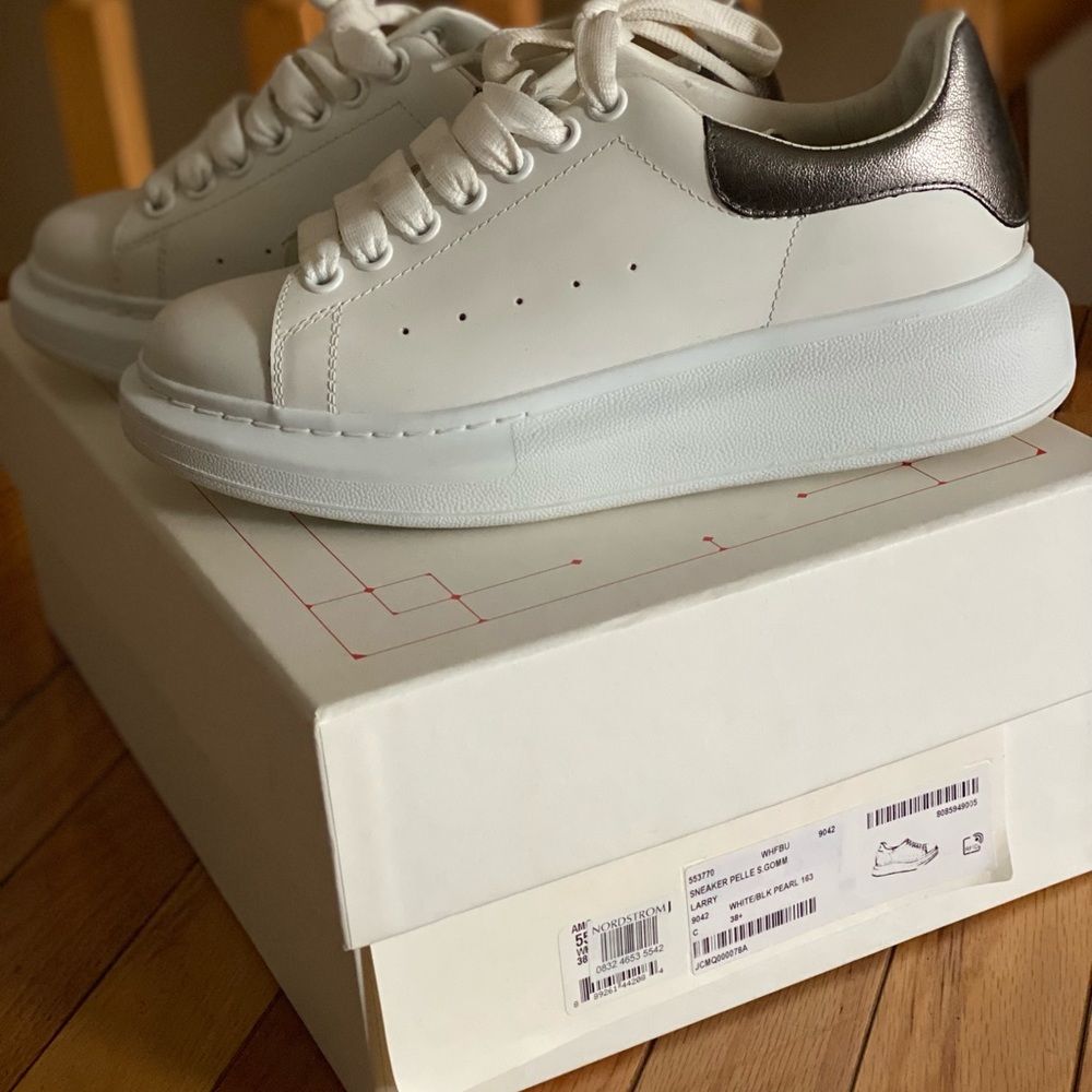 Alexander McQueen- Size 38 1/2 Women.  Worn once inside only.